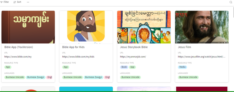 Bible Resources in Burmese